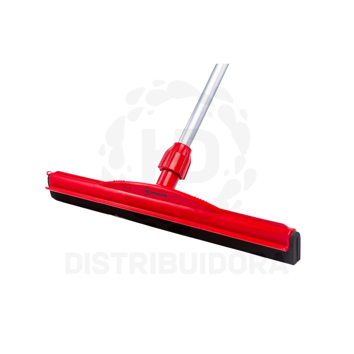 Rodo Plástico Vermelho Com Borracha Dupla - Image 3