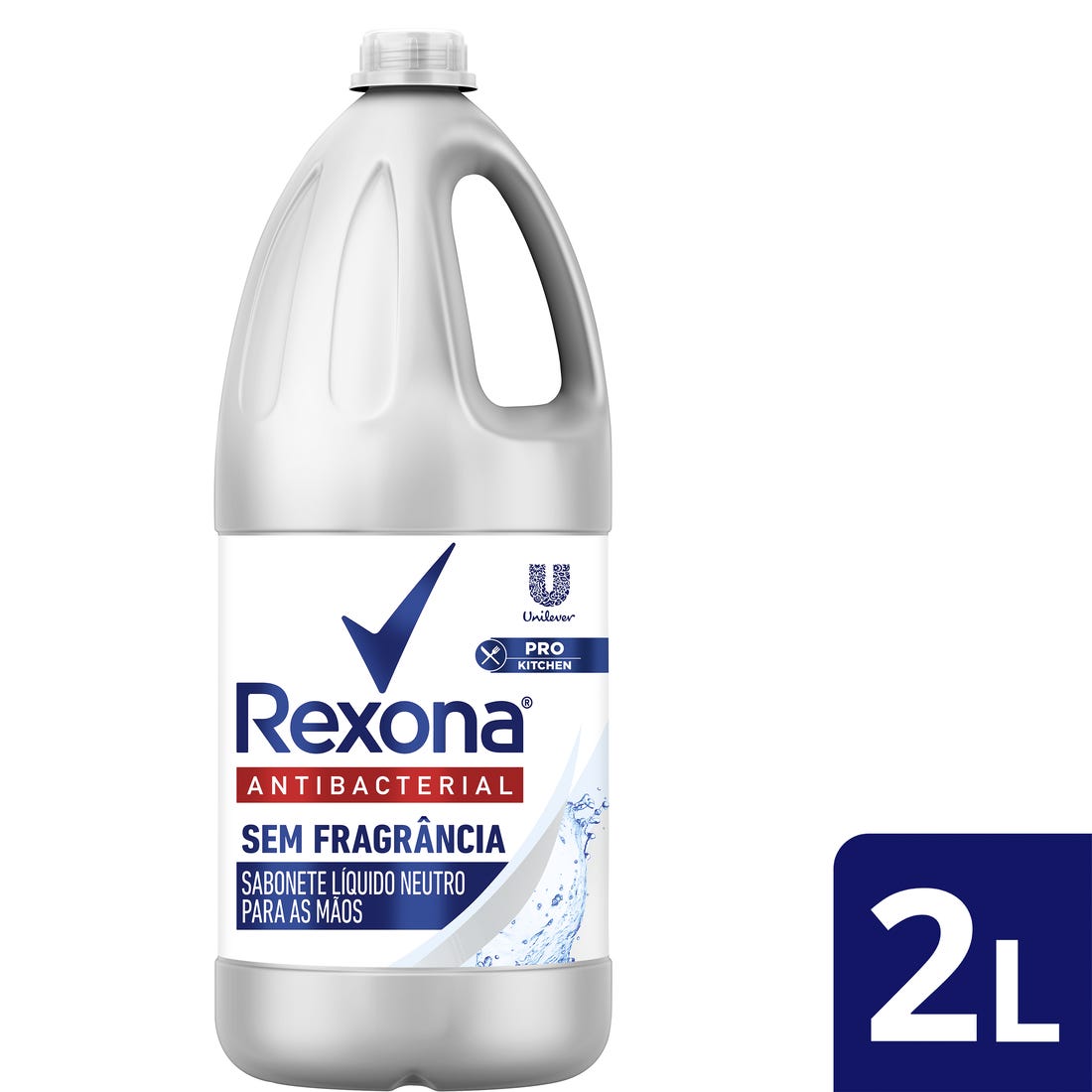 Sabonete Líquido Antibacterial Rexona Profissional – Sem Fragrância (2L) - Image 3