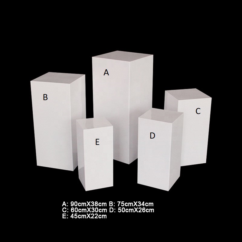 Mesa Quadrada Metal Branco