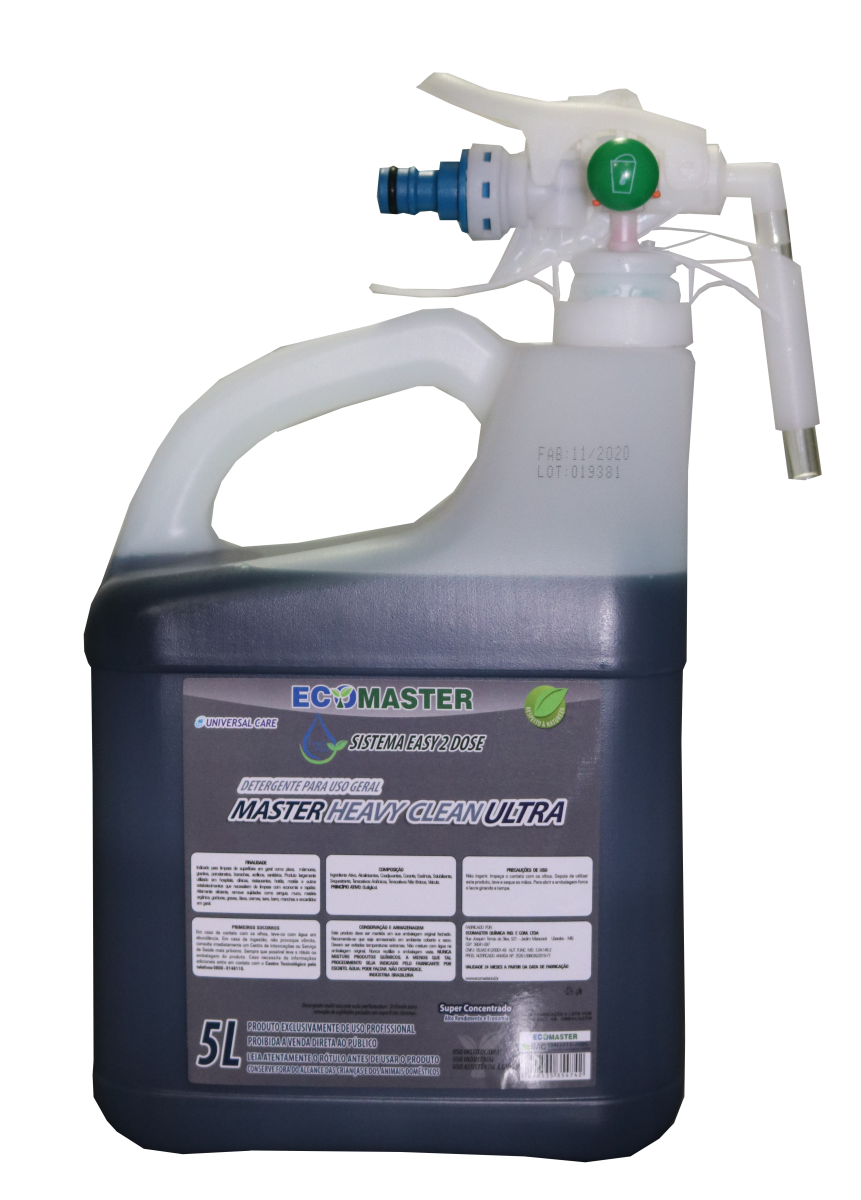 Detergente Master Heavy Clean Ultra Easy 2 Dose 5L