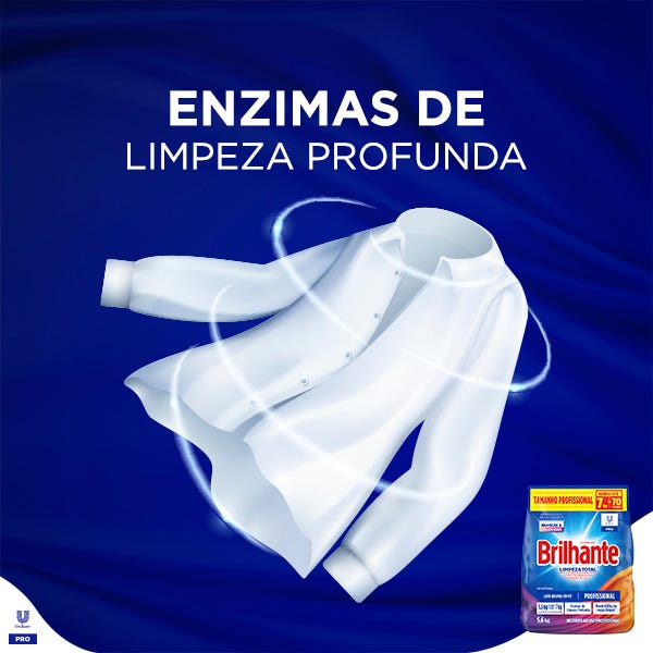 Brilhante Detergente Em Pó Limpeza Total – 5,6kg - Image 4