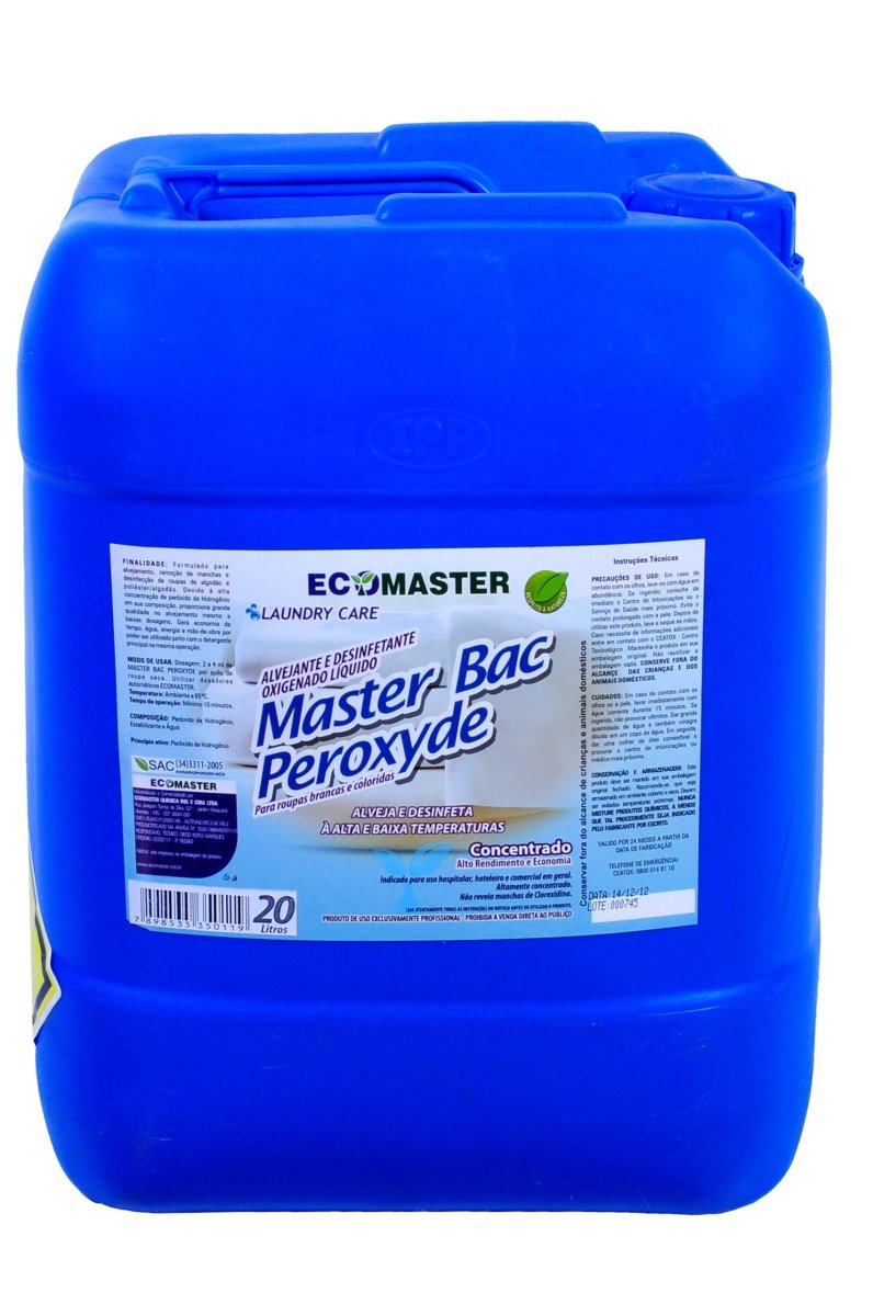 Alvejante Master Bac Peroxyde 20L