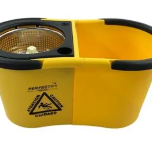 Balde Mop Giratório Amarelo Perfect Pro