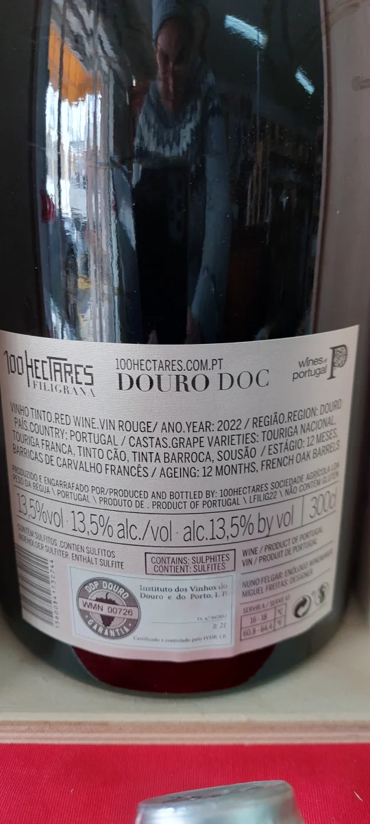 100 HECTARES Filigrana Tinto Double Magnum Garrafa 3L - Image 3