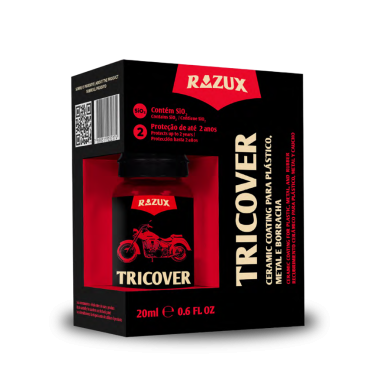 Tricover Ceramic Coating Para Plástico, Metal E Borracha 20ml